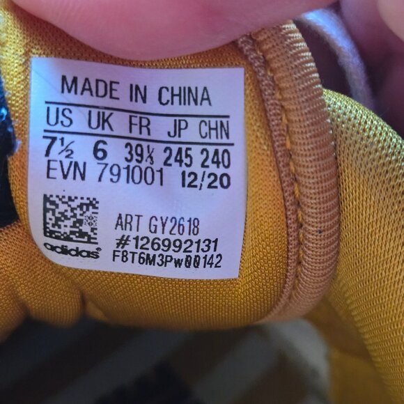 Adidas Triple Platform Los Angeles Lakers Sneakers Missing Snap Toppers Size 7.5 - Picture 16 of 16